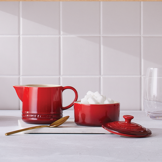 Ensemble de pot &agrave; cr&egrave;me et sucrier classiques, view 4